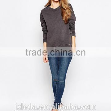 Women 100% cotton blank sweatshirts wholesale in Nangchang