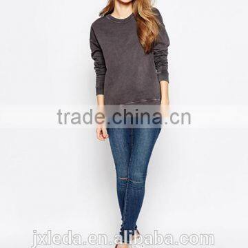 Women 100% cotton blank sweatshirts wholesale in Nangchang