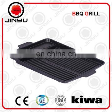 portable cast aluminium BBQ plate for outdoor camping