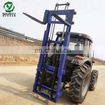 Tractor mounted 3 point hitch forklift