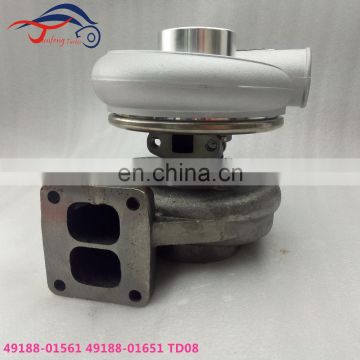 6D24T engine Turbo TD08 49188-01561 49188-01651 Turbocharger for Mitsubishi MFTBC Excavator 6D22T With 6D24T Engine