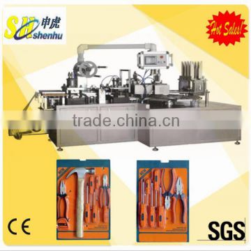 automatic paper plastic blister packing machine for hand tools