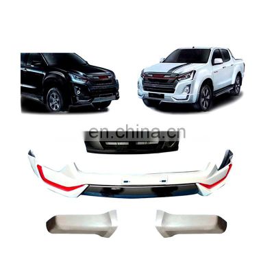High Quality Hot selling auto wide bodykit car front bumper body kit For 16-19dmax upgrade 2021