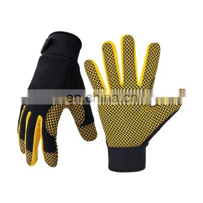 HANDLANDY Anti-slip Flex Grip Sport Gloves Outdoor Full Finger Cycling Gloves Bike Gloves Bicycle
