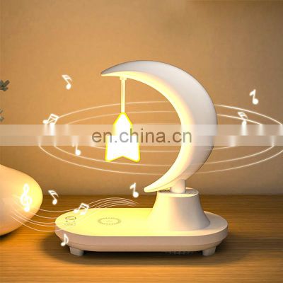 USB Touch Rechargeable Bedroom Music Bluetooth Speaker Lamp Night Light Blue Tooth Touch Led Speaker Light