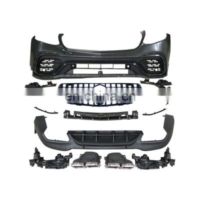 GBT drop shipping car bumpers for mercedes glc amg body kit upgrade facelift for mercedes glc bodykit