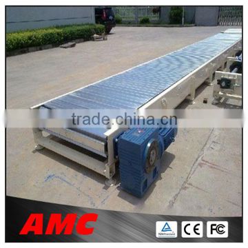 Chain plate conveyor/chain conveyor system