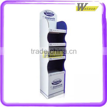 cardboard display stand for sales promotion and cardboard counter top pop display for baby milk