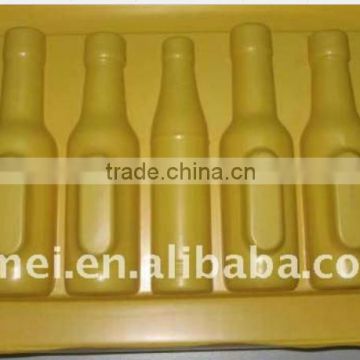 OEM pvc blister beer packing tray,vacuum forming,HL-366