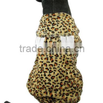 Winter Leopard Dog Clothes 2014