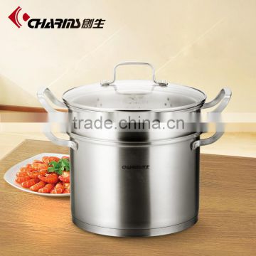 Wholesale Kitchen Induction Non-Stick Stainless Steel Cookware With Strainer