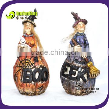 Spooky resin halloween witches ornaments