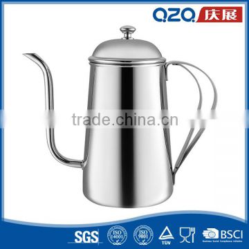 High capacity turkish coffee pot stainless steel arabic Hand Dripping Coffee pot