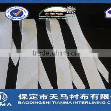 100% polyester necktie interlining