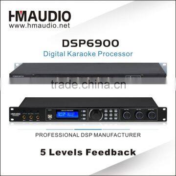 DSP6900 Professional Karaoke pre-amplifier with 7 levels key cotrol processor