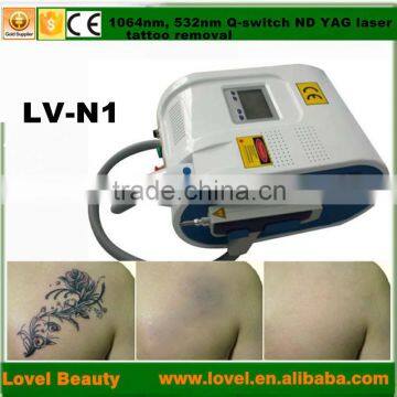 best selling beauty products 1064nm & 532nm Q-Switched ND YAG Laser Tattoo Removal equipment