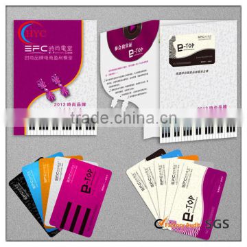 advertising product packing card/best price paper card