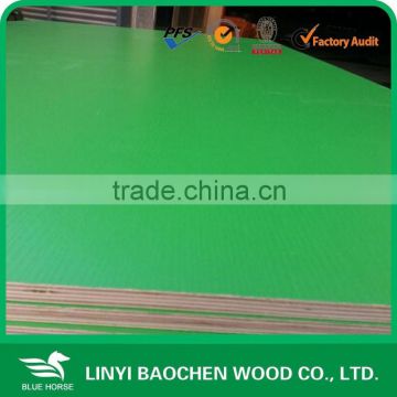 pvc plywood /chinese Linyi best quality melamine paper overlaid plywood manufacture for furniture usage