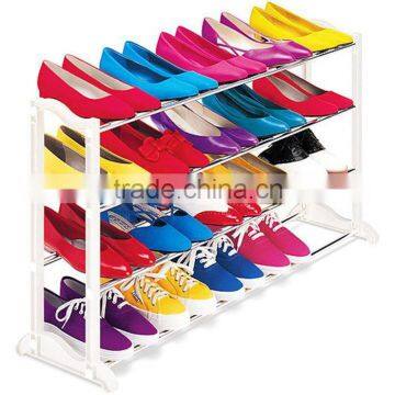 20 pairs plastic shoe organizer rack