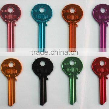 ultra light UNI3 colors door key blank