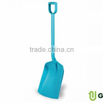 Plastic shovel with handle