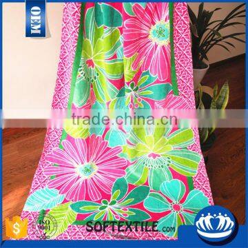 China supplier 2016 new design super absorbent beach towel sand