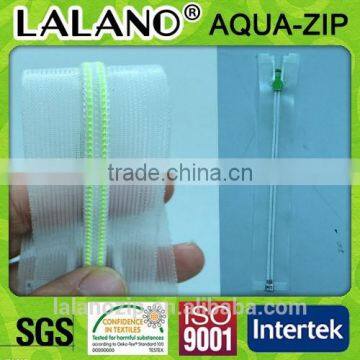 fashion transparent fluorescence nylon zipper dress for garment open end metal stopper with Europe Reach cetificated