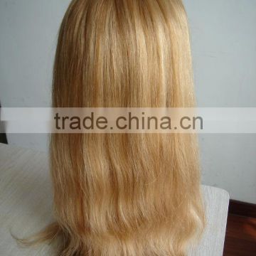 beautiful straight blonde remy human hair full lace wig