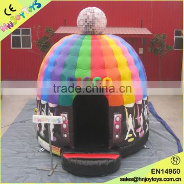 Kids disco dome inflatable bounce house inflatable disco dome for sale