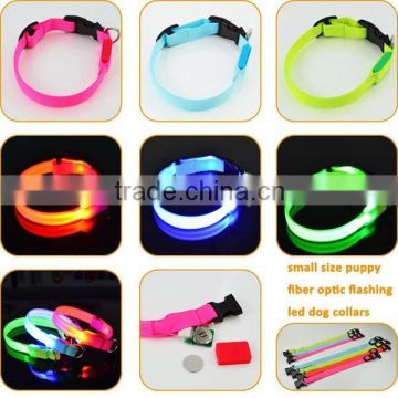 LED Pet Dog Promotion Gifts Multi Colorful LED Leash Collar