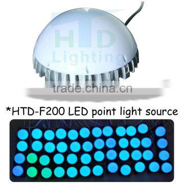 HTD-F Point light source series DC24V IP65 24leds 5050rgb smd leds