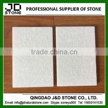 honed white marble cladding tile for wall