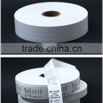 Nylon Taffeta Label for thermal transfer printing