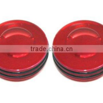 All Sales Interior Dash Knobs (set of 4) AC+4wd knob- O-ring Red