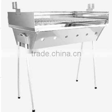 Party Griller Stainless Steel Charcoal Grill spit with motor