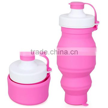 Custom Environmental Silicone Foldable Water Bottle