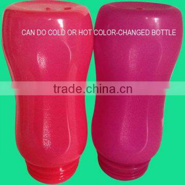 PCTG Hot Filling Plastic Drinking Water Bottle with Color Changed Design