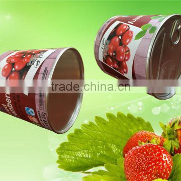 Food Grade Paper food Composite Cans Packaging Tube Box