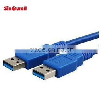 Blue color USB 3.0 AM-AM Cable with High Quality