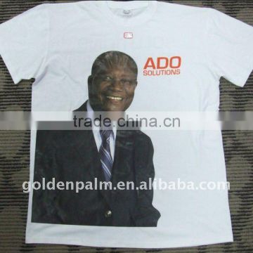 100%cotton, 140gsm, short sleeves, round neck, tubular,T-shirt for election