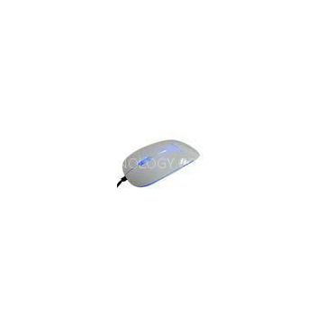 KolorFish Computer Wired Mouse With Laser LOGO Retractable Cable Blue Light Optical Mouse