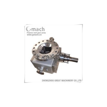 melt gear pump for plastic recycling extruder