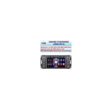 2008 - 2013 Video HD Car DVD Player Jeep Grand Cherokee GPS Navigation System