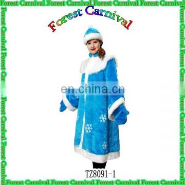 TZ8091-1 Hot Selling Plus Size Fashion Christmas Snowman Costumes For Women