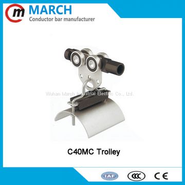 China factory supply festoon c-track cable trolley C40 C63 i-BEAM