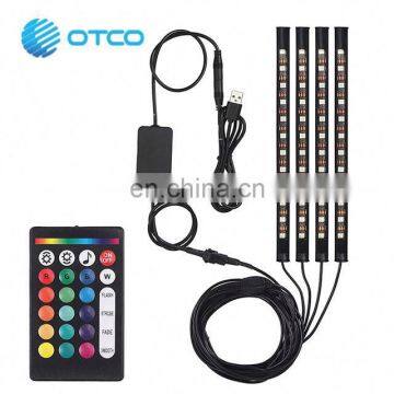 Top Quality RGB Car Color Changing Interior Strip Waterproof 5050 Smd Led Strip Light With Remote
