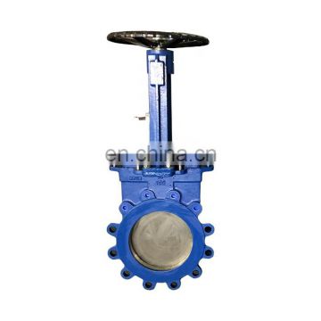 dn50 pn10 din ductile cast iron water knife gate valve pneumatic operated