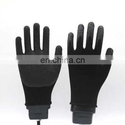 Nitrile NBR Latex Rubber Coated Knit Work Gloves HYH313