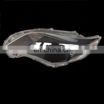 Front headlamps transparent lampshades lamp shell masks For toyota corolla 2011-2013  headlights cover lens Replacement