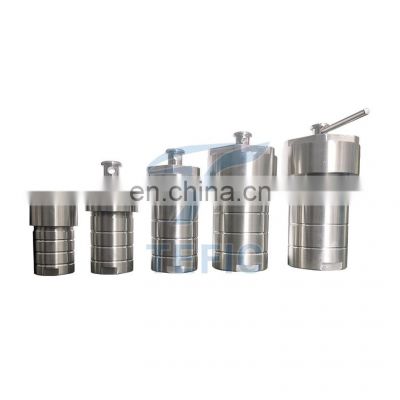 50ml high temperature high pressure stainless steel hydrothermal synthesis reactor / digestion tank for lab